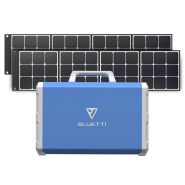 Eb180 + 2* sp120 - groupe électrogène solaire - bluetti - capacité : 1800 wh