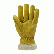 Gants EUROWINTER ISLANDE, fleur vachette jaune fourré, longueur 32cm - COVERGUARD | MO2490_0