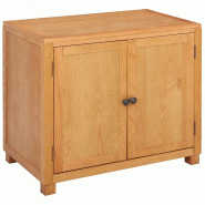 Helloshop26 - Armoire de rangement moderne rectangulaire 78 x 50 x 70 cm grande capacité design épuré en bois marron 02_0058222 - marron Bois massi