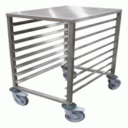 ITALCONCEPT L2G Echelle Basse Inox Soudee, Gn1/1, 8 Niveaux, 832 x 389 x 569mm - 3616350007643 ITALCONCEPT L2G Echelle Basse Inox Soudee, Gn1/1, 8 Niveaux, 832 x 389 x 569mm - 3616350007643