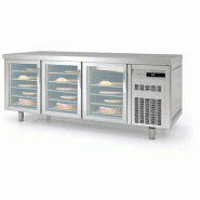 Meuble Pâtissier 800 négatif 2020mm 3 portes vitrées Coreco