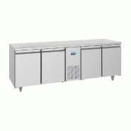 Table réfrigérée négative économe en énergie Série U 4 portes 632L - Polar - UA075