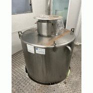 Trémie d'alimentation en acier inoxydable 2000 litres avec agitation dans le fond inférieur