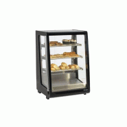 Vitrine chauffante 178 Litres, 3 niveaux, noire, 1400 W, 220 V - MONO Vitrine chauffante 178 Litres, 3 niveaux, noire, 1400 W, 220 V - MONO