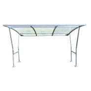 Abri Vélos Véloroof Toiture tôle polycarbonate translucide