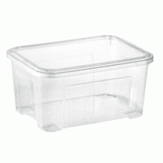 Aro Bac avec couvercle Combi, 27.7 x 37.7 x 18.8 cm, 13 L, transparent - transparent plastique 35585 Aro Bac avec couvercle Combi, 27.7 x 37.7 x 18.8 cm, 13 L, transparent - transparent plastique 35585
