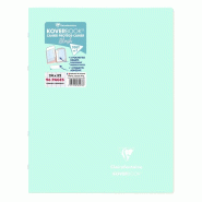 Clairefontaine Lot de 10 Cahier Kover Book Blush 24x32, 96p./48 feuilles 90 g/m² piquées, couv. Menthe à l'eau/rose poudré, Séyès - 3037929814736