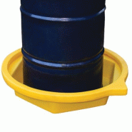 Collecteur PE pour fût de 200 litres - Pour huile, lubrifiant, hydrocarbure, produit chimique - CEMO - 90978 Collecteur PE pour fût de 200 litres - Pour huile, lubrifiant, hydrocarbure, produit chimique - CEMO - 90978