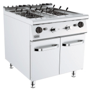 Cuiseur à pates à gaz sur coffre 2x24 l - gamme 900 - 7178.3080 Cuiseur à pates à gaz sur coffre 2x24 l - gamme 900 - 7178.3080