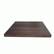 Emh Plateau de table professionnel mélaminé 70x70 cm – finition noyer vintage - Bois manufacturé PLATBMELA70X70X4NOY