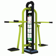 Balancelle en acier galvanisé thermolaqué avec kit de fixation et plan d'entraînement inclus - Gamme Fitness - DETENTE Balancelle en acier galvanisé thermolaqué avec kit de fixation et plan d'entraînement inclus - Gamme Fitness - DETENTE