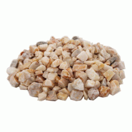 Gravier 8/16 blanc oriental - Marbre concassé - 1.5 ton/m3 - Usage extérieur carrossable