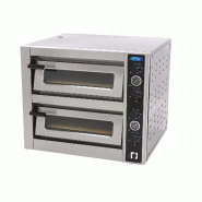 Maxima Four à pizza - s'adapte à 4 pizzas Ø30 cm - double étage – 90 × 77 × 74 cm – 10000 W - AKS-09370030