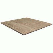 Plateau carré de table extérieur Smartline 60x60cm décor Washington Pine