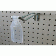 Porte étiquette 38 x  25 pour broche blister - Transparent_0