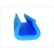 Profilé en mousse polyéthylène bleu, non abrasif, à forte capacité d'amortissement Profilé en mousse polyéthylène bleu, non abrasif, à forte capacité d'amortissement