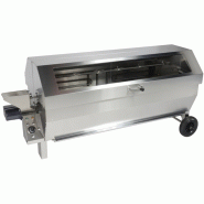 Rôtissoire professionnelle mobile - électrique sur roues - acier inox - grande capacité de cuisson jusqu'à 36 poulets Rôtissoire professionnelle mobile - électrique sur roues - acier inox - grande capacité de cuisson jusqu'à 36 poulets