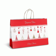 Sac kraft "Bambino" poignées torsadées 45+15x35cm - par 50