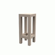 Tabouret haut design in & out JUT - écru