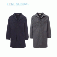 Veste de travail industrie en coton - SHELL PAYPER - col ouvert, élastiques aux poignets, multiples poches_0