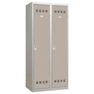 Vestiaire industrie salissante 2 serrure gris clair marron clair Vestiaire industrie salissante 2 serrure gris clair marron clair