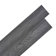 Vidaxl planche de plancher pvc autoadhésif 5,02 m² 2 mm noir et blanc 245175