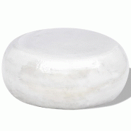 VidaXL Table basse martelée en aluminium Argenté  Modèle Atlas Signature - 242322