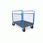 Chariot 2 ridelles grillagé 500kg - PLANORGA - 8MCS32RGH2N716