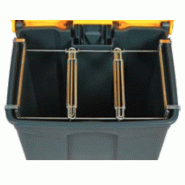 Collecteur à pédale 90L avec porte-sac double pour tri sélectif - Coloris au choix - Mécanisme robuste et silencieux Collecteur à pédale 90L avec porte-sac double pour tri sélectif - Coloris au choix - Mécanisme robuste et silencieux