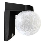 Crack ball wall - applique solaire extérieur - lumisky - boule craquelée led blanc chaud h21cm avec détecteur de mouvement Crack ball wall - applique solaire extérieur - lumisky - boule craquelée led blanc chaud h21cm avec détecteur de mouvement