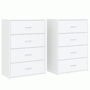 Helloshop26 - Buffet bahut commode armoire meuble de rangement organisateur cuisine salle de séjour salons lot de 2 60 x 31 x 84 cm 02_0036678 - 3000 Helloshop26 - Buffet bahut commode armoire meuble de rangement organisateur cuisine salle de séjour salons lot de 2 60 x 31 x 84 cm 02_0036678 - 3000