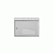 Porte-badge double face  - Polycarbonate anti UV - Lot de 100 - Réf IDS68H
