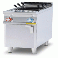 Redcook Cuiseur de pâtes électrique 1 bac 40 lt. Structure en acier inoxydable. Dimensions 40x90 h90 cm. Modèle CP-94ET - 2028