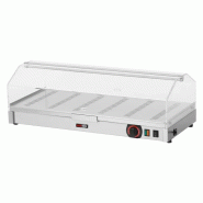 RM GASTRO Vitrine chauffée 80x35 REDFOX - VEC 810 - REDFOX - 0615402555296