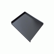 Schneider - Plateau d'exposition / Plaque de comptoir 400 x 300 x 20 mm, ABS, noir, incassable, grainé - noir plastique 227640