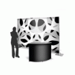 Stand comptoir et paroi - Kit complet avec sac de transport - Impression offerte - Dimensions comptoir 62x95x40cm - Paroi 200x200cm Stand comptoir et paroi - Kit complet avec sac de transport - Impression offerte - Dimensions comptoir 62x95x40cm - Paroi 200x200cm