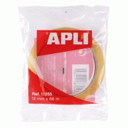 Apli Ruban adhésif transparent, 12mm x 66m, mandrin de 76 - 8410782112655