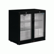 Arrière-bar deux portes pivotantes Série G noir 208L | Polar - GL002 - noir 5050984613227 Arrière-bar deux portes pivotantes Série G noir 208L | Polar - GL002 - noir 5050984613227