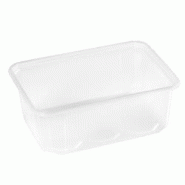 Barquette Transparente Polypro 1000cc + couvercle par 300 pièces JORIDEAL - transparent plastique polypropylène 5414304171550