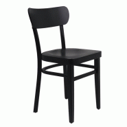 Chaise restaurant bois Bastia - WENGE Chaise restaurant bois Bastia - WENGE