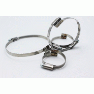 ISOCLAMP Collier de pontage - Référence IGCO110250 - Ø intérieur 250-255 mm - Norme DIN 3017 - Acier inoxydable