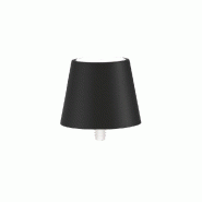 Lampe LED Poldina STOPPER de Zafferano, rechargeable et portable, couleur noire avec autonomie jusqu'à 12 heures - noir 8058945337844