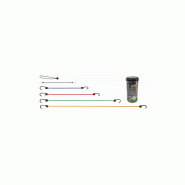 Sandows tendeurs lot de 24 assortis dans bocal