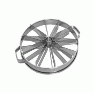 Schneider Découpeur - Diviseur de gâteau 10/12 parts, acier inoxydable, Ø 330 mm x 55 mm - inox 120191