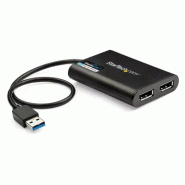 StarTech Adaptateur USB 3.0 vers double DisplayPort 4K 60