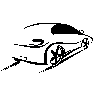 Sticker Voiture sur piste Sticker Voiture sur piste