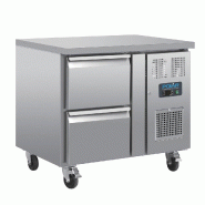 Table réfrigérée gn 1/1 ventilée 2 tiroirs série u - PDA546