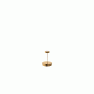 Zafferano Lampe de table LED dorée brillante rechargeable et dimmable Swap mini pro - jaune 8054144506173