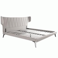 AC ANGEL CERDA Angel Cerdá Lit en tissu gris clair 7160C 233 x 213 x 112 - gris Bois massif 8435631028864 AC ANGEL CERDA Angel Cerdá Lit en tissu gris clair 7160C 233 x 213 x 112 - gris Bois massif 8435631028864