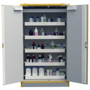 As302p5t - armoire de sécurité pour produits inflammables - delahaye - capacité 130 l